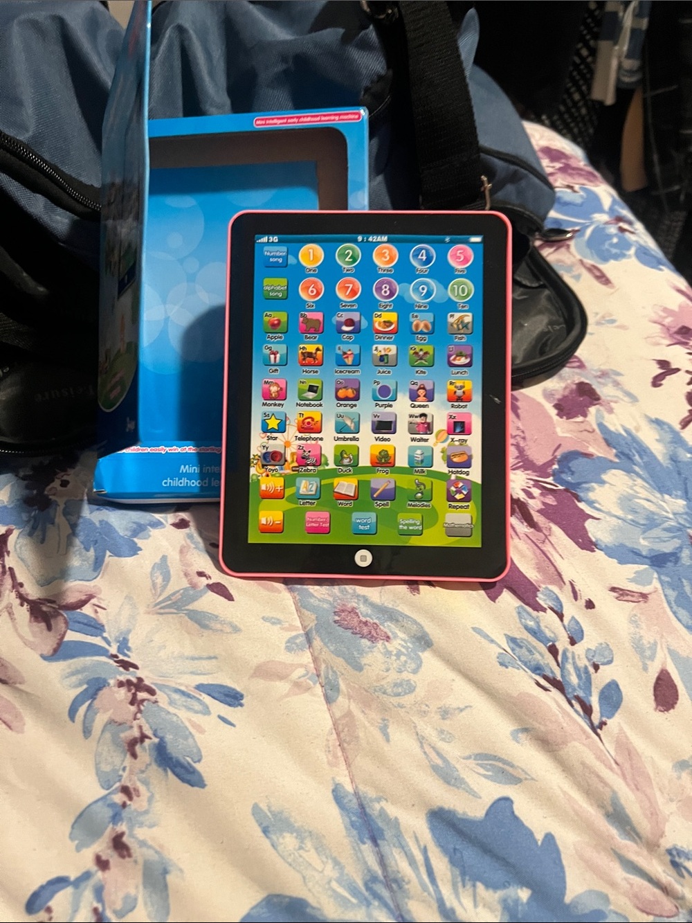 Pink Kids Learning Tablet - Interactive Educational Tablet